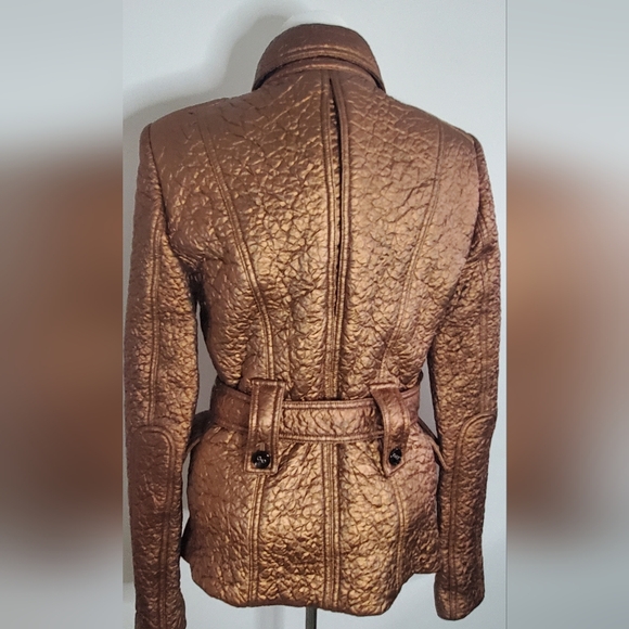 BURBERRY jacket -size 42- Metalic Cooper color -made in Italy - Picture 3 of 17